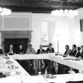 Gründungssitzung 1983 im Rittersaal des Schlosses Broich